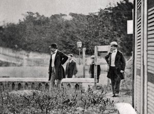 Ranskan keisari Napoleon III maanpaossa, Chislehurst, Kent, 1871-1873 tekijältä Unbekannt
