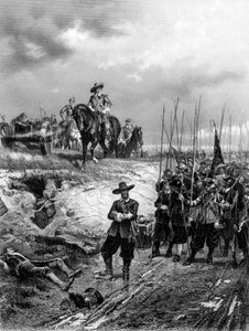 Englannin sisällissodat: Oliver Cromwell 1599-1658 Marston Moorin taistelussa, 2. heinäkuuta 1644 tekijältä Unbekannt
