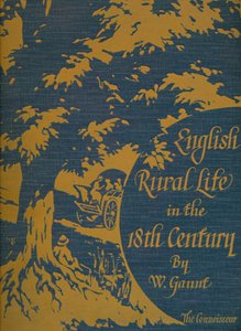 Englantilainen maaseutuelämä 1700-luvulla, etukansi, 1925 tekijältä Unbekannt