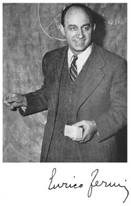 Enrico Fermi, italialaissyntyinen amerikkalainen ydinfyysikko tekijältä Unbekannt