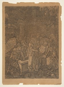 Hautaus, 1800-luku. tekijältä Unbekannt