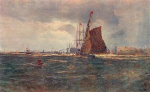 Portsmouthin sataman sisäänkäynti 1800-luvun lopulla 1906 tekijältä Unbekannt