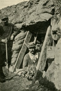 Sisäänkäynti Sapiin Ranskan rintamalla, ensimmäinen maailmansota, 1915, c1920. tekijältä Unbekannt
