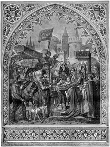 Ranskan Ludvig XI:n tulo Troyesiin, 1462 1882-1884 tekijältä Unbekannt