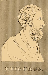 Epikuros, 341-270 eKr., 1830 tekijältä Unbekannt