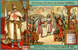 Jaksot Belgian historiassa 1200-luvulle asti: Godfrey of Bouillon, 1900 tekijältä Unbekannt