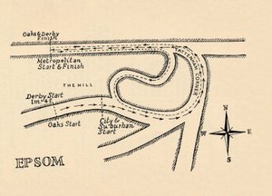 Epsom Race Course, 1940 tekijältä Unbekannt