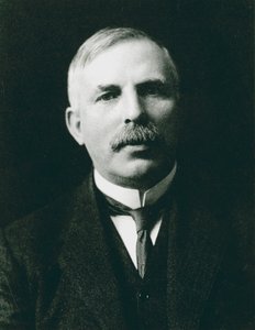 Ernest Rutherford 1871-1937, Nobel-palkittu atomifyysikko, c1908 tekijältä Unbekannt