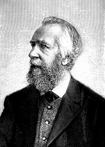 Ernst Haeckel 1834-1919, saksalainen eläintieteilijä ja evolutionisti tekijältä Unbekannt