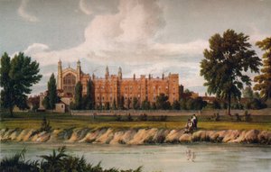 Eton College from the River, 1911, 1914. tekijältä Unbekannt