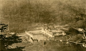 Ettalin luostari pohjoisrinteeltä, Baijeri, Saksa, vuodelta 1922. tekijältä Unbekannt