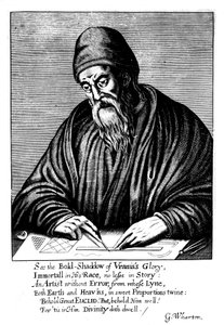 Euclid, antiikin kreikkalainen matemaatikko, 1661 tekijältä Unbekannt