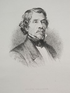 Eugene Delacroix, 1800-luku. tekijältä Unbekannt