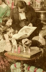 Illat kotona, 1800-luku tekijältä Unbekannt