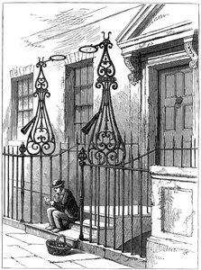 Sammuttimet Berkeley Squarella, Lontoossa, 1891 tekijältä Unbekannt
