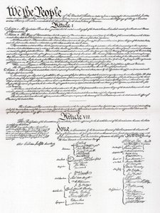 Faksimile of the Preamble and Constitution of America, 1901 tekijältä Unbekannt