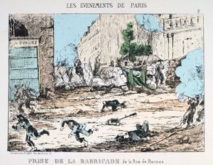 Pariisin kommuunin kaatuminen, 1871 tekijältä Unbekannt