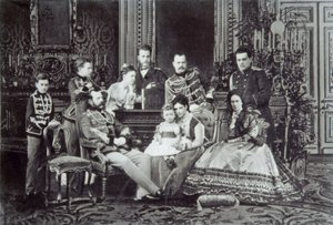 Venäjän tsaari Aleksanteri II:n perhekuva, 1860-luku tekijältä Unbekannt