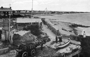 Felpham Beach, lähellä Bognor Regisiä, Länsi-Sussex, 1900-luvun alku tekijältä Unbekannt