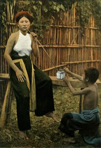 Femme Fumant De LOpium, Nainen tupakoiva oopiumi, 1900. tekijältä Unbekannt