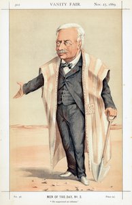 Ferdinand de Lesseps, ranskalainen diplomaatti ja yrittäjä, 1869 tekijältä Unbekannt