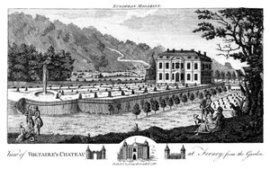 Ferney lähellä Geneveä, Sveitsi, 1786 tekijältä Unbekannt