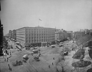 Fifth Avenue ja Madison Square, New York, 1897. tekijältä Unbekannt