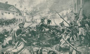 Taistelu Esslingin kaduilla, 1809, 1896. tekijältä Unbekannt