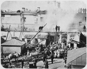 Tuli Moskovassa, Venäjällä, 1872 tekijältä Unbekannt