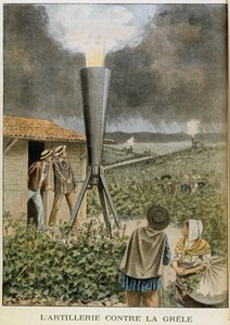 Tykillä ampuminen pilviin raemyrskyn estämiseksi, 1901 tekijältä Unbekannt