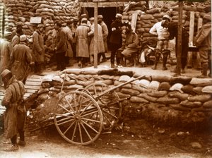 Ensiapuasema, Ablain-Saint-Nazaire, Pohjois-Ranska, c1914-c1918 tekijältä Unbekannt
