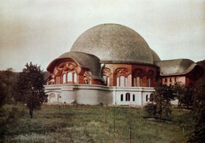 Ensimmäinen Goetheanum, edestä etelään, Dornach, Sveitsi, 1922 tekijältä Unbekannt