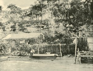 Fishermans Hut, Como, 1901. tekijältä Unbekannt