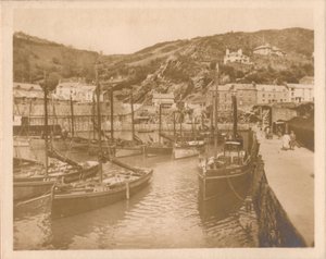 Kalastusveneet - Polperro, 1927. tekijältä Unbekannt