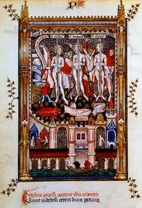 St Denisin, St Rusticin ja St Eleutheriuksen liputus, 1317 tekijältä Unbekannt