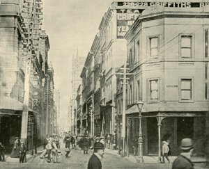 Flinders Lane, Melbourne, 1901. tekijältä Unbekannt