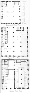 Pohjapiirrokset, Johns-Manville Building, New York City, 1924 tekijältä Unbekannt