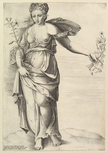 Flora, n. 1560-70. tekijältä Unbekannt