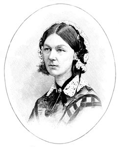 Florence Nightingale 1820-1910, brittiläinen sairaanhoitaja tekijältä Unbekannt