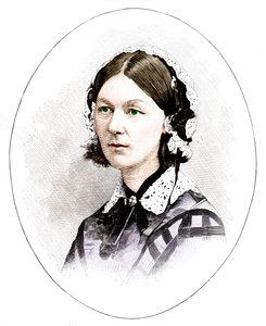 Florence Nightingale 1820-1910, brittiläinen sairaanhoitaja tekijältä Unbekannt