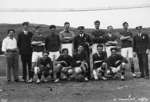 Jalkapallojoukkue, Hammerfest, Pohjois-Norja, 20. heinäkuuta 1929 tekijältä Unbekannt