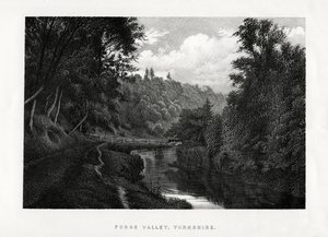 Forge Valley, Yorkshire, 1896 tekijältä Unbekannt