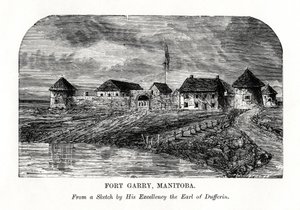 Fort Garry, Manitoba, Kanada, 1800-luvun loppu tekijältä Unbekannt