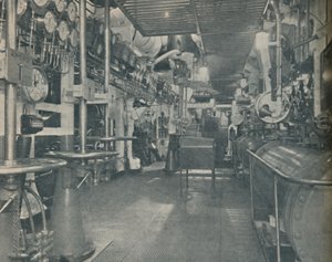 Brittiläisen keisarinnan konehuone ohjausalustalla, 1936 tekijältä Unbekannt