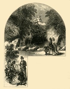 Suihkulähde Surrey Gardensissa, vuodelta 1878. tekijältä Unbekannt