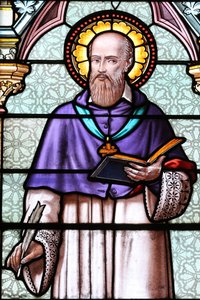 Francis de Sales. Hän tuli tunnetuksi syvästä uskostaan ja lempeästä suhtautumisestaan protestanttisen uskonpuhdistuksen aiheuttamaan uskonnolliseen jakautumiseen maansa Monnetier-Mornexissa Ranskassa. tekijältä Unbekannt