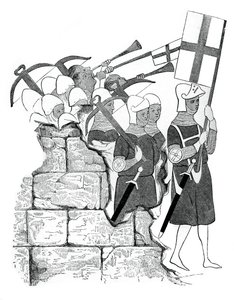 Varsijousimiesten veljeskunta, 1400-luku, 1870 tekijältä Unbekannt