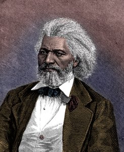 Frederick Douglass 1817-1895, yhdysvaltalainen diplomaatti, abolitionisti ja kirjailija, 1875 tekijältä Unbekannt