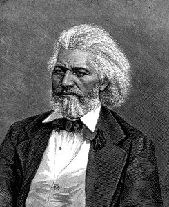 Frederick Douglass 1817-1895, yhdysvaltalainen diplomaatti, abolitionisti ja kirjailija, 1875 tekijältä Unbekannt