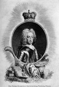 Frederick Louis 1707-1751, Walesin prinssi, 1700-luku 1912 tekijältä Unbekannt